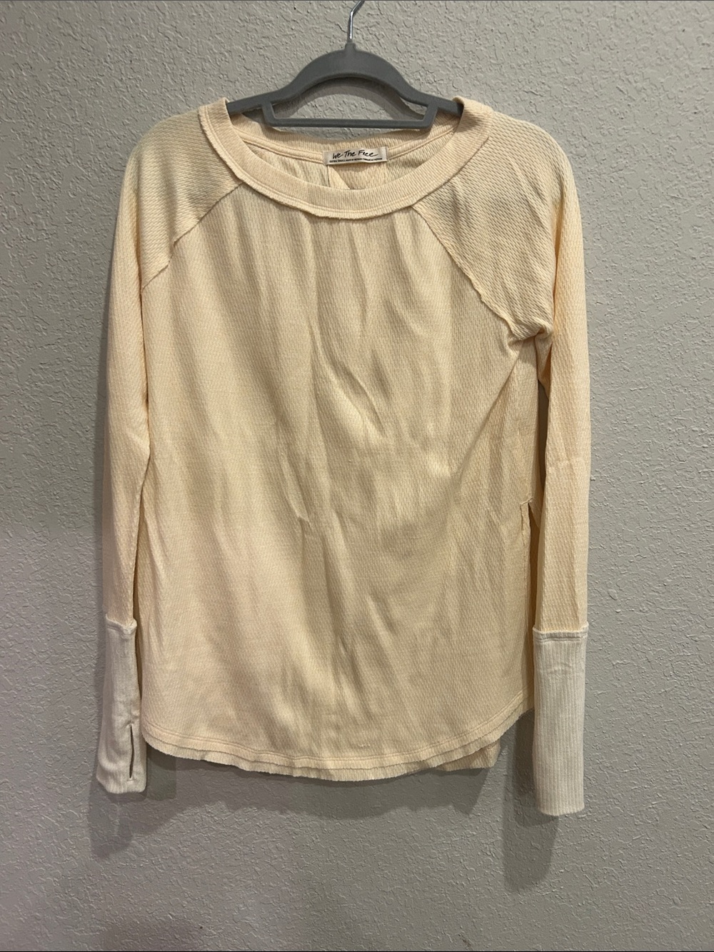 We The Free Cream Long-Sleeve Waffle Thermal Top
